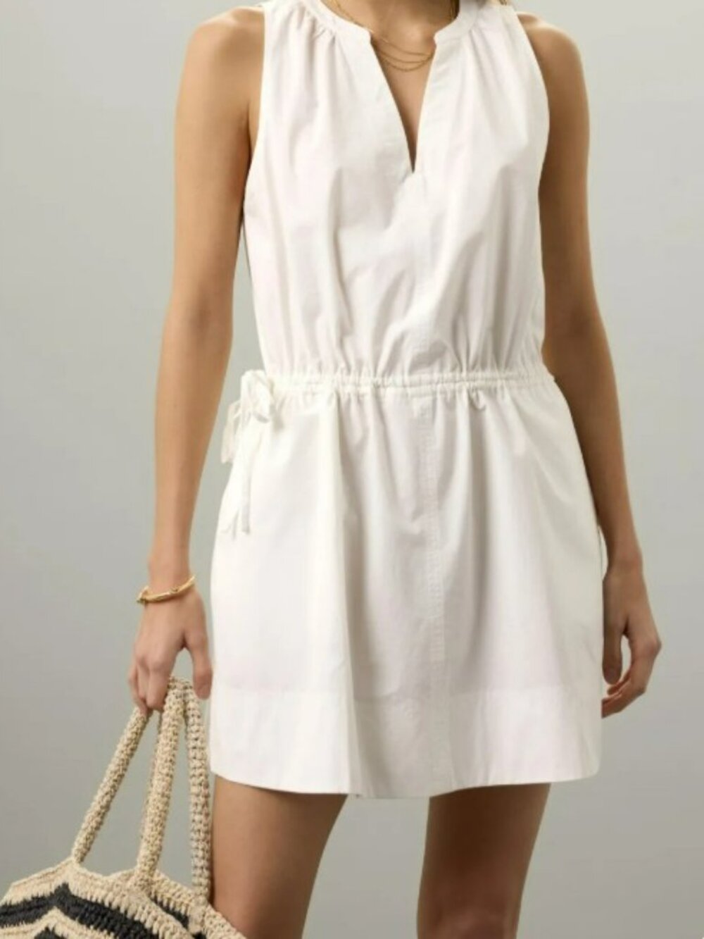 Splendid Chase Dress Women's XL White Cotton NWT